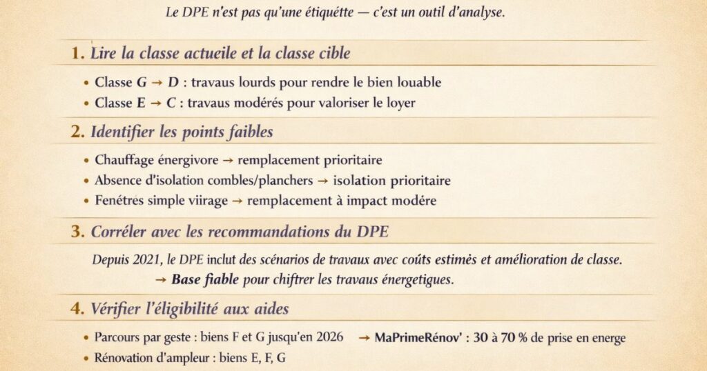 Estimer le coût de travaux - DPE et travaux
