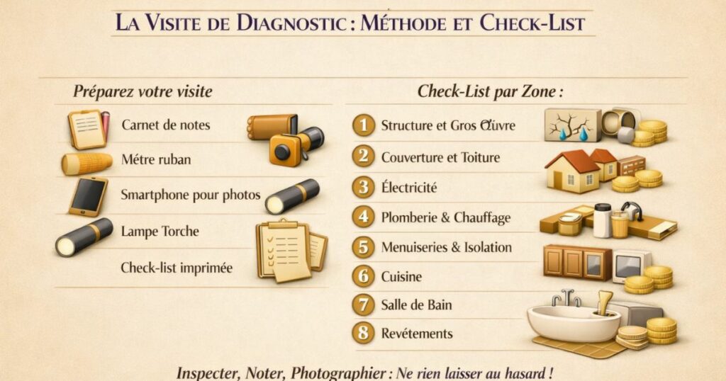 Estimer le coût de travaux - La visite de diagnostic